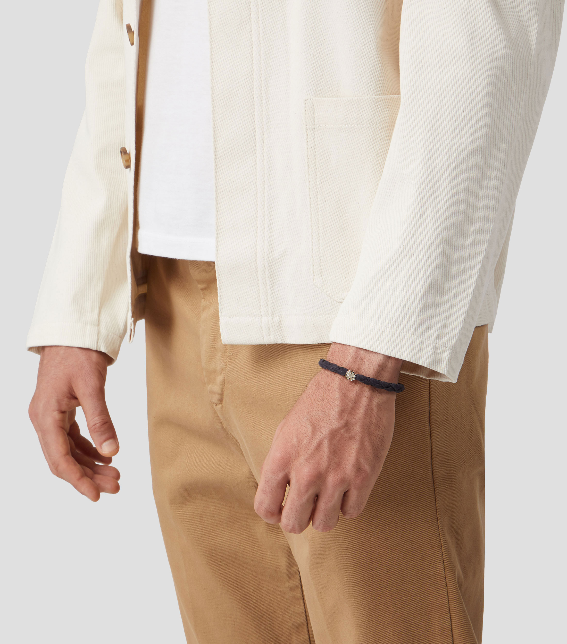 Pulsera con Trebol Hombre